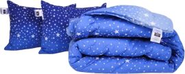 Акція на Набір MirSon №1232 Сolor Fun Line Ковдра літня Євро 200х220 см 17-0432 Milky Way Tencel + Дві подушки 50x70 см від Rozetka
