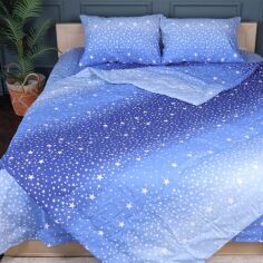 Акція на Набір MirSon №2904 Сolor Fun Line 17-0432 Milky Way 2 ковдри літні Полуторні 143x210 EcoSilk + 2 наволочки 50x70 від Rozetka
