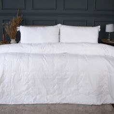 Акція на Набір MirSon №2967 Ковдра літня Односпальна 140х205 Line Satin Light Pro 10-001 Snow White Бавовна + 2 подушки 50х70 + 2 наволочки 50х70 + простирадло 150х220 від Rozetka