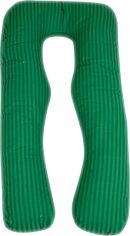 Акція на Подушка для вагітних та відпочинку MirSon №5029 Color Line 17-0612 Stripe Emerald U-подібна 140х75х20 см від Rozetka