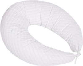 Акція на Подушка для вагітних та годування MirSon №5018 Color Line 17-0605 Stripe White 30х170 см від Rozetka