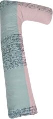 Акція на Подушка для вагітних та відпочинку MirSon №5012 Color Line 17-4816 Meren Г-подібна 140х40х20 см від Rozetka
