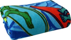 Акція на Рушник махровий Maisonette пляжний T-Rex 75x150 см від Rozetka