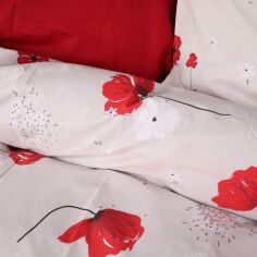 Акція на Підковдра MirSon Ranforce Elite 17-0754 Scarlet Poppies 160х220 см від Rozetka