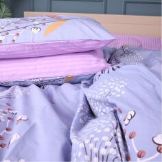Акція на Наволочка MirSon 17-0760 Violet blossoms Ranforce Elite 60x60 см від Rozetka