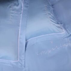 Акція на Простирадло на гумці MirSon Imperial Tencel №04 Blue 70х190+10 см від Rozetka