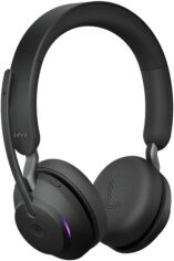 Акція на Навушники Jabra Evolve 2 65, Link380c MS Stereo Black (26599-999-899) від Rozetka