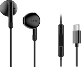 Акція на Навушники ERGO VM-730 Type-C Earphones Black (VM-730K) від Rozetka