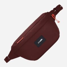 Акція на Сумка бананка на пояс Pacsafe Go sling pack 35100 Бургунді від Rozetka