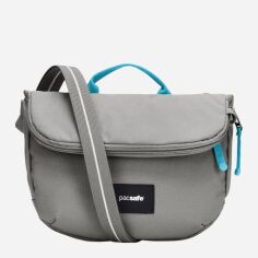Акція на Сумка крос-боді через плече Pacsafe Go Saddle Crossbody 35140 Сіра від Rozetka