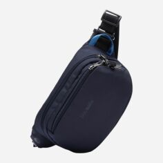 Акція на Сумка бананка на пояс Pacsafe V Hip Pack 60141 Темно-синя від Rozetka