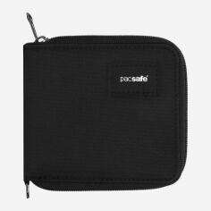 Акція на Гаманець для карток Pacsafe Zip Around 11050 Чорний від Rozetka