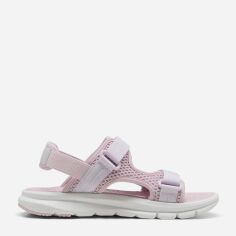 Акція на Підліткові спортивні сандалії для дівчинки Puma Evolve 39044917 39 Rose Mauve-Lilac Frost-Peaceful Blue від Rozetka