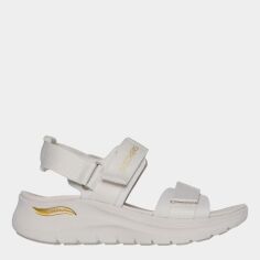 Акція на Жіночі сандалії Skechers 119465 OFWT 40 (10US) 27 см Білі від Rozetka