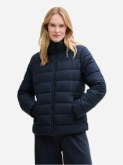 Акція на Куртка демісезонна коротка жіноча Tom Tailor 1044395-10668 XL Темно-синя від Rozetka