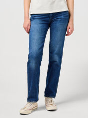 Акція на Джинси Regular Fit жіночі Wrangler 112350730 30/32 Сині від Rozetka