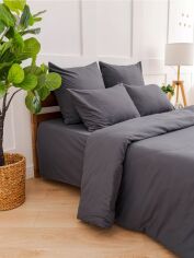 Акція на Набір Good-Dream підковдра 160х220 см + 2 наволочки 50х70 см microfiber Grey від Rozetka