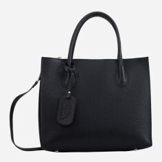 Акція на Сумка шопер жіноча з натуральної шкіри Regina Notte Tote 2748_gold Чорна від Rozetka