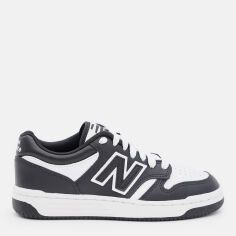 Акція на Підліткові кросівки для хлопчика New Balance 480 GSB480BW 37 (4.5US) Чорний/Білий від Rozetka