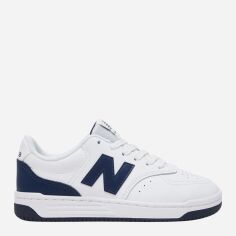 Акція на Підліткові шкіряні кросівки для хлопчика New Balance B80 GSB80WB 35.5 (3.5US) Білі від Rozetka