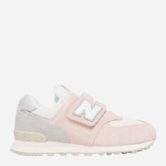 Акція на Дитячі кросівки для дівчинки New Balance 574 PV574BKM 34.5 (2.5US) Світло-рожеві від Rozetka