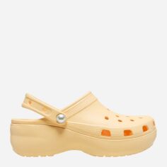 Акція на Жіночі крокси Crocs Classic Platform Pearl Clog 211231-78Z 39-40 (W9) Жовті від Rozetka