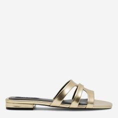 Акція на Жіночі шльопанці Nine West 123AL1207-1 37 24.2 см Золотисті від Rozetka