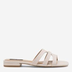 Акція на Жіночі шльопанці Nine West 123AL1207-1 38 24.8 см Бежеві від Rozetka
