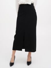 Акція на Спідниця міді осіння жіноча EQUILIBRI W462 032 000-3 L Black від Rozetka