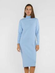 Акція на Сукня міді осіння жіноча Arber Dress T-Neck Ww1 Wtr-142 W22.05.23.432 S Блакитна від Rozetka