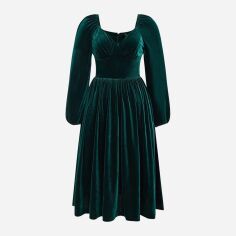 Акція на Плаття вечірнє міді осіннє жіноче SHEIN GD-00085912 2XL Смарагдове від Rozetka