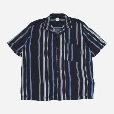 Акція на Сорочка літня чоловіча Celio XAZ416161ZYYN XL Чорний/Синій/Білий від Rozetka