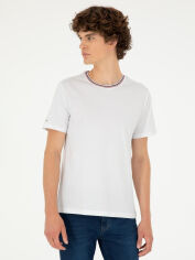 Акція на Футболка бавовняна довга чоловіча U.S. Polo Assn G081SZ011-000-2006751 2XL Біла від Rozetka