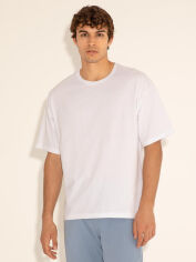 Акція на Футболка бавовняна довга чоловіча U.S. Polo Assn G081SZ011-000-1877387 M Біла з принтом від Rozetka