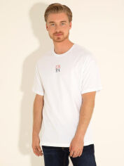 Акція на Футболка бавовняна довга чоловіча U.S. Polo Assn G081SZ011-000-1930288 L Біла з принтом від Rozetka