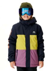 Акція на Підліткова демісезонна куртка для дівчинки Rip Curl Olly Snow Jacket 003UOU-49 140 см Синя/Жовта/Фіолетова від Rozetka