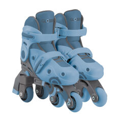 Акція на Роликовые коньки 2в1 26-29 до 20 кг 3+ Globber 780-200 серо-синие від Podushka