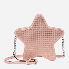 Акція на Сумка кросбоді через плече жіноча маленька Victoria's Secret 793006270 Рожева від Rozetka