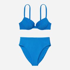 Акція на Купальник роздільний жіночий Victoria's Secret 673158162 34B/S Синій від Rozetka