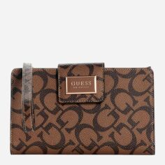 Акція на Гаманець жіночий для карток Guess 914085480 Коричневий від Rozetka