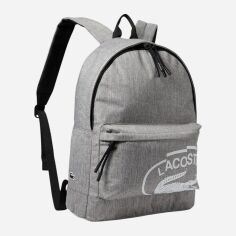 Акція на Рюкзак чоловічий тканинний 13 л вміщує формат А4 Lacoste 430683038 Сірий від Rozetka