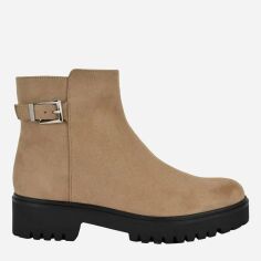 Акція на Жіночі черевики високі Calvin Klein 604224658 39.5 Коричневі від Rozetka