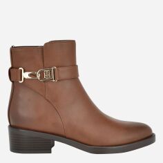 Акція на Жіночі високі черевики Tommy Hilfiger 762817088 41 Коричневі від Rozetka