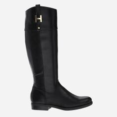 Акція на Жіночі чоботи Tommy Hilfiger 374232607 37 Чорні від Rozetka