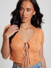 Акція на Топ жіночий Guess 588970453 XS Помаранчевий від Rozetka
