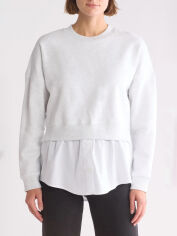 Акція на Світшот жіночий Calvin Klein 892415308 XL Сірий від Rozetka