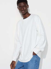 Акція на Лонгслів чоловічий Uniqlo 950076045 2XL Білий від Rozetka