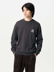 Акция на Світшот чоловічий Uniqlo 2220903 XL Сірий от Rozetka