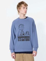 Акція на Світшот чоловічий Uniqlo 542658743 L Синій від Rozetka