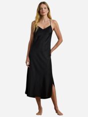 Акція на Нічна сорочка жіноча великого розміру Ralph Lauren 216984962 XL Чорна від Rozetka